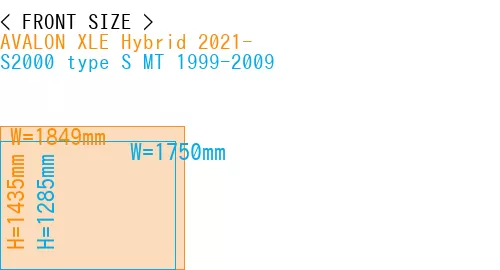 #AVALON XLE Hybrid 2021- + S2000 type S MT 1999-2009